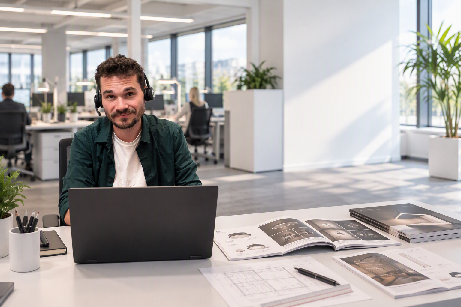 Échange à distance avec un client Mieko